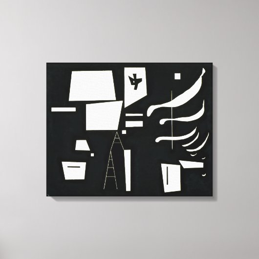 Weiß - weich und hart | Kandinsky | Leinwanddruck (Vorderseite)