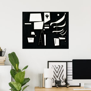 Weiß – Weich und Hart Kandinsky Poster