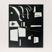 Weiß - weich und hart | Kandinsky | Puzzle (Vertikal)