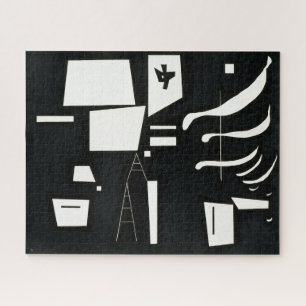 Weiß - weich und hart Kandinsky Puzzle