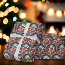 Weiß-Weihnachtsmäuse Muster