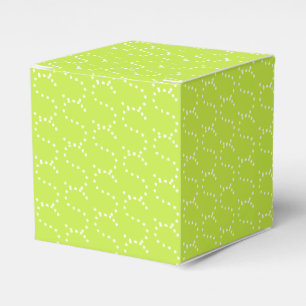 Weiß-weißer Letter-Kalkgrün, weiß Geschenkschachtel