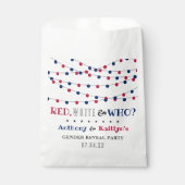 Weiß & Wer? 4. Juli Party über geschlechtsspezifis Geschenktütchen (Vorderseite)