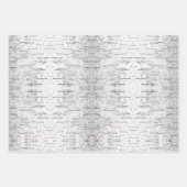 Weiß, wie in Birch Barks Foto Geschenkpapier Set (Vorderseite 2)