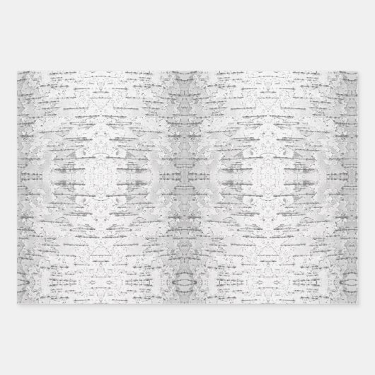 Weiß, wie in Birch Barks Foto Geschenkpapier Set (Vorderseite 2)
