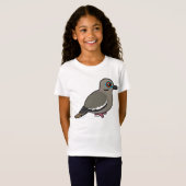 Weiß-winged Taube T-Shirt (Vorne ganz)