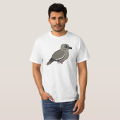 Weiß-winged Taube T-Shirt (Vorne ganz)