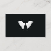 Weiß Wings Visitenkarten Visitenkarte (Rückseite)