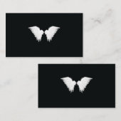 Weiß Wings Visitenkarten Visitenkarte (Vorne/Hinten)