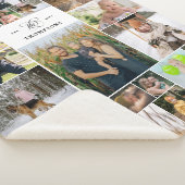 Weiß Wirbel der Familienname 25 FotoCollage Sherpadecke (3/4)