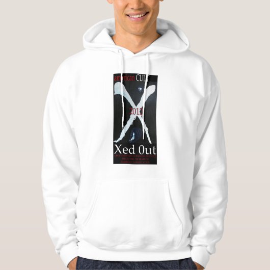 WEISS X HOODIE (Vorderseite)