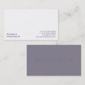 Weiß XV Visitenkarte (Vorne/Hinten)