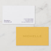 Weiß xx visitenkarte (Vorne/Hinten)