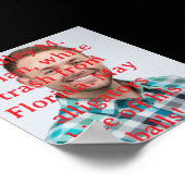 Weißabfall aus Florida Poster (Ecke)