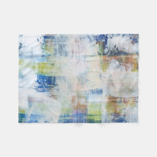 Weißabstrich III Fleecedecke (Vorderseite (Horizontal))