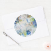 Weißabstrich III Runder Aufkleber (Umschlag)