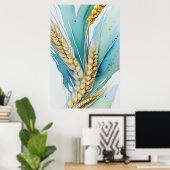 Weißabstrich Poster (Heimbüro)