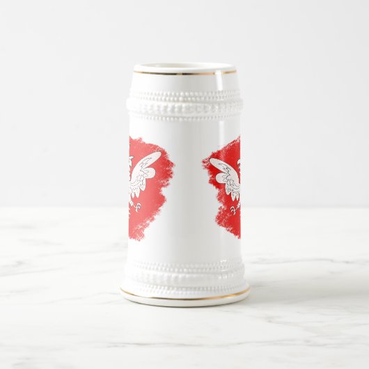 Weißadler Bierglas (Mittel)