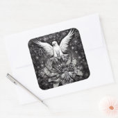 Weißadler Quadratischer Aufkleber (Umschlag)