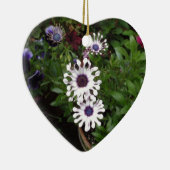 Weißafrikanischer Daisy Keramik Ornament (Rechts)