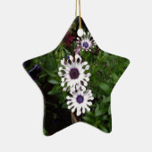 Weißafrikanischer Daisy Keramik Ornament (Rechts)