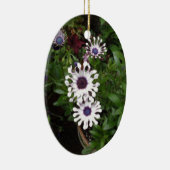 Weißafrikanischer Daisy Keramikornament (Rechts)