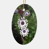 Weißafrikanischer Daisy Keramikornament (Links)