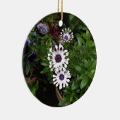Weißafrikanischer Daisy Keramikornament (Rechts)
