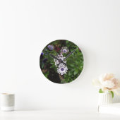 Weißafrikanischer Daisy Runde Wanduhr (Zuhause)