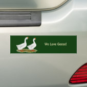 Weißafrikanischer Gänse Autoaufkleber (Auf Auto)