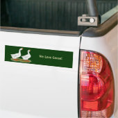 Weißafrikanischer Gänse Autoaufkleber (Auf Lkw)