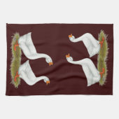 Weißafrikanischer Gänse Geschirrtuch (Horizontal)