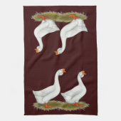 Weißafrikanischer Gänse Geschirrtuch (Vertikal)