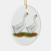 Weißafrikanischer Gänse Keramikornament (Rechts)