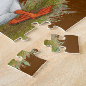 Weißafrikanischer Gänse Puzzle (Seite)