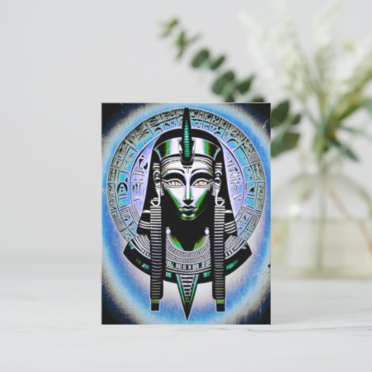 WeißÄgypten 10 Postkarte (Stehend Vorderseite)