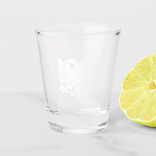 Weißalbanischer Adler Schnapsglas