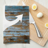 Weißanker aus Holz Geschirrtuch (Viertel Falte)