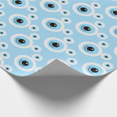 Weißbärengesicht Geschenkpapier (Ecke)