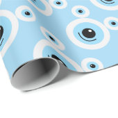 Weißbärengesicht Geschenkpapier (Rolleneckpunkt)