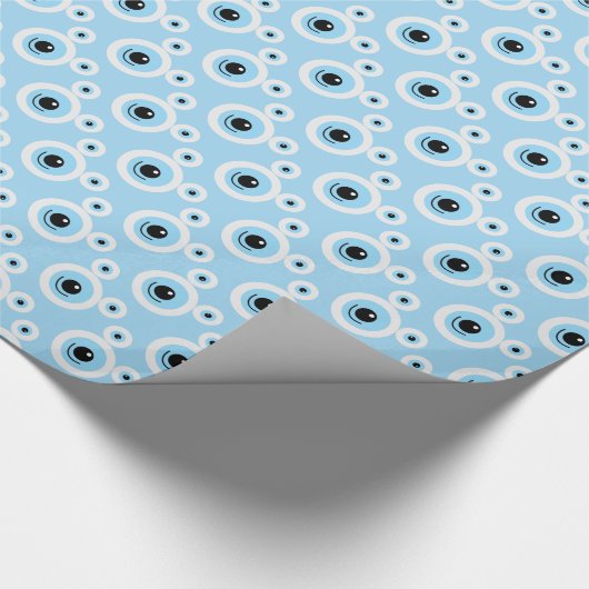 Weißbärengesicht Geschenkpapier (Ecke)