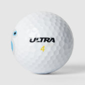 Weißbärengesicht Golfball (Logo)