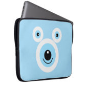 Weißbärengesicht Laptopschutzhülle (Vorne Rechts)