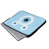 Weißbärengesicht Laptopschutzhülle (Vorne Knopf)