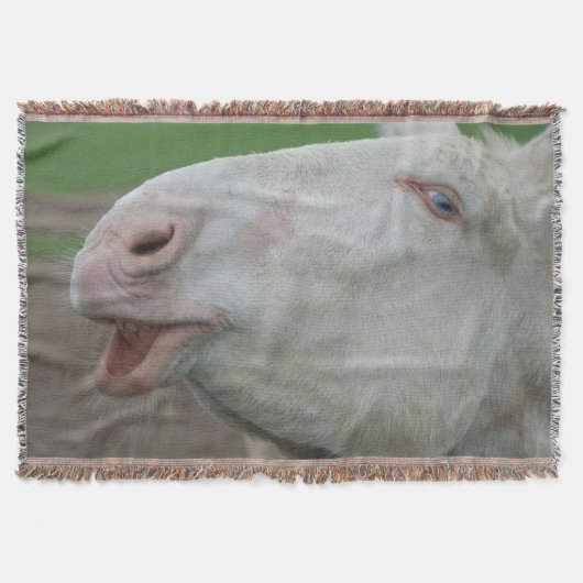 Weißbarocke Donkey Decke (Vorderseite)