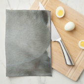 Weißbarocke Donkey Geschirrtuch (Viertel Falte)