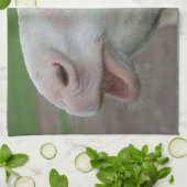 Weißbarocke Donkey Küchentuch (Gefaltet)