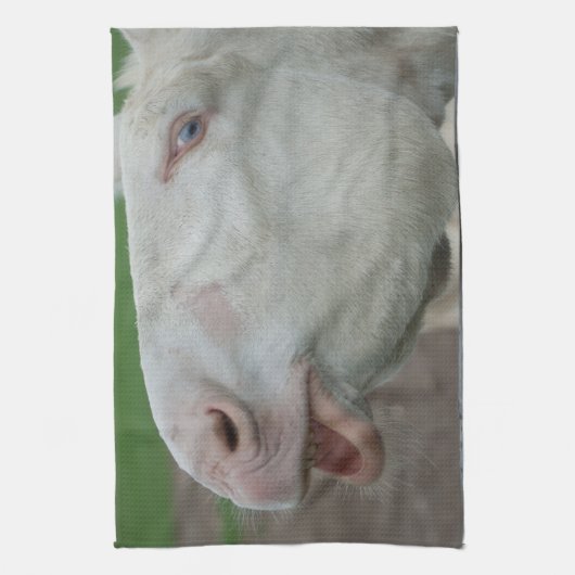 Weißbarocke Donkey Küchentuch (Vertikal)