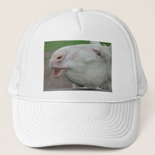 Weißbarocke Donkey Truckerkappe