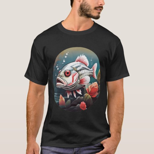 Weißbarsch T-Shirt (Vorderseite)